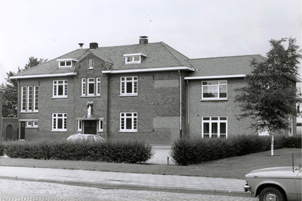 Brigida meisjesschool, het patronaat is alweg en het huis van de familie Martens is ook al gesloopt.